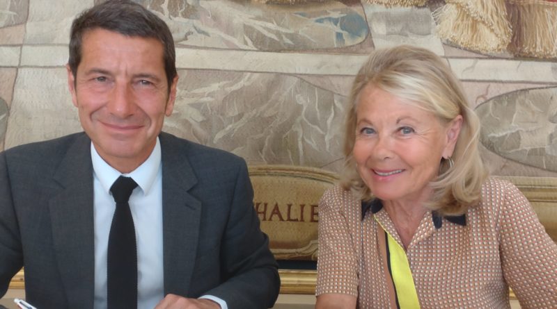 David Lisnard et Sophie de Menthon